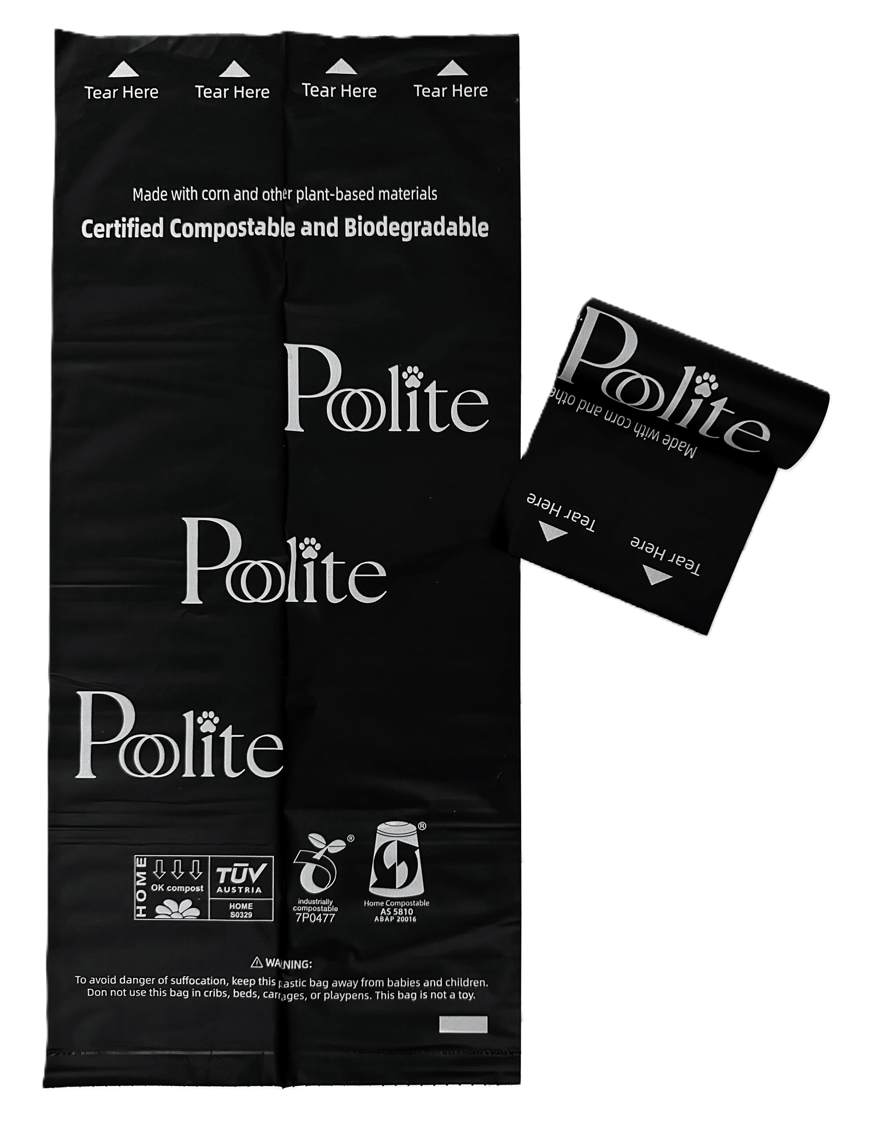 1 Roll - 15 compostable bags